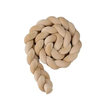 Baby Crib Bumper Braided Cotton Breathable