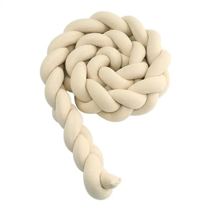 Baby Crib Bumper Braided Cotton Breathable