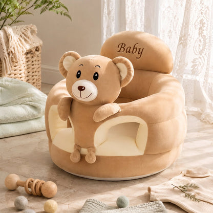 Baby Floor Seat Plush Animal Sitting Support