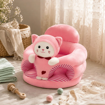 Baby Floor Seat Plush Animal Sitting Support