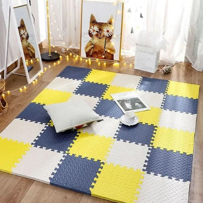 Baby Play Mat Cushioned Interlocking Foam 12 Piece Set