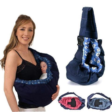 Baby Sling Carrier Padded Shoulder Strap Machine Washable