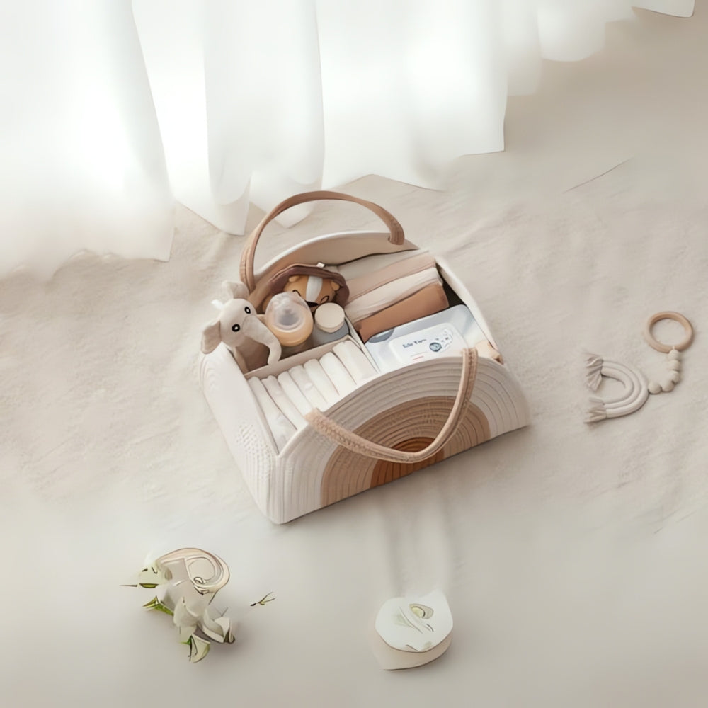 Baby Storage Organizer Woven Rope Polyester