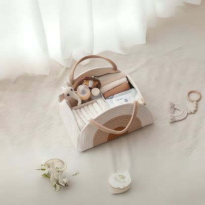 Baby Storage Organizer Woven Rope Polyester