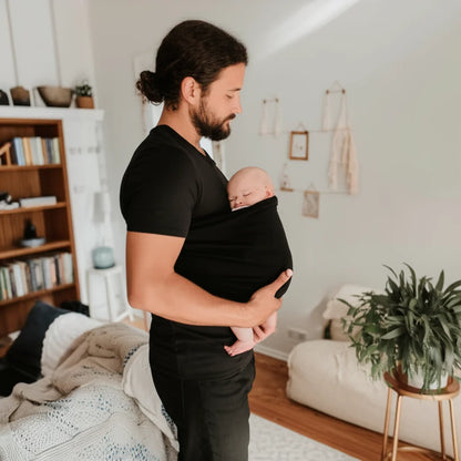Babywearing T-Shirt Built-In Pouch Stretchy Cotton