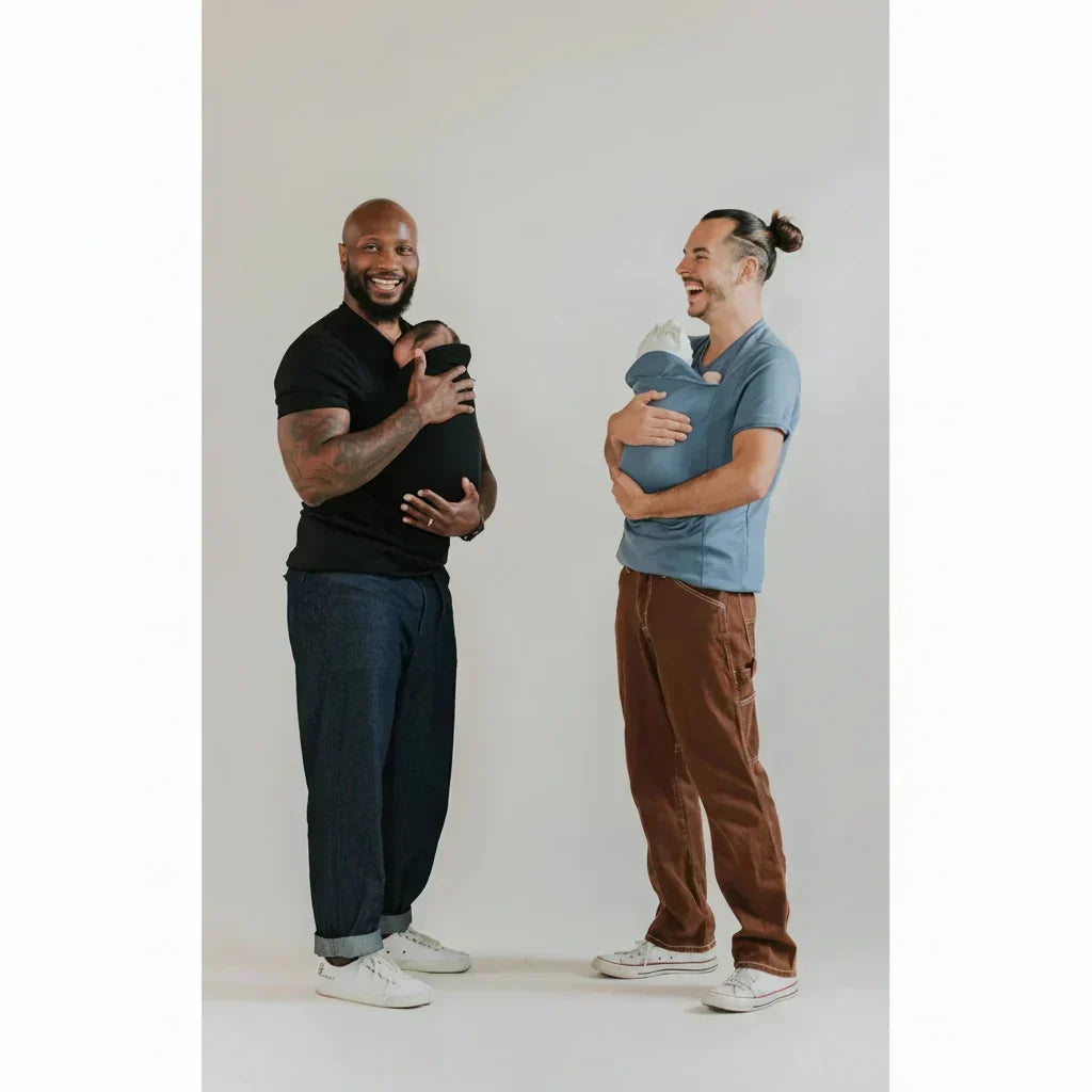 Babywearing T-Shirt Built-In Pouch Stretchy Cotton