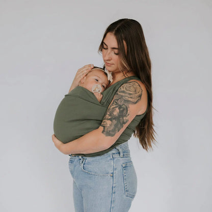Babywearing T-Shirt Built-In Pouch Stretchy Cotton