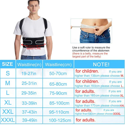 Back Brace Breathable Mesh Adjustable Posture Support
