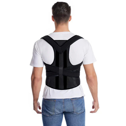 Back Brace Breathable Mesh Adjustable Posture Support