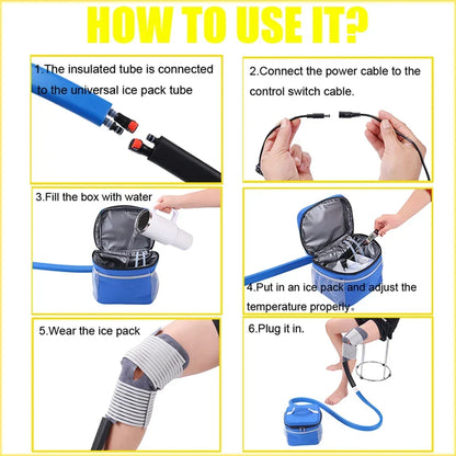 Back Cold Therapy System Circulating Ice Water