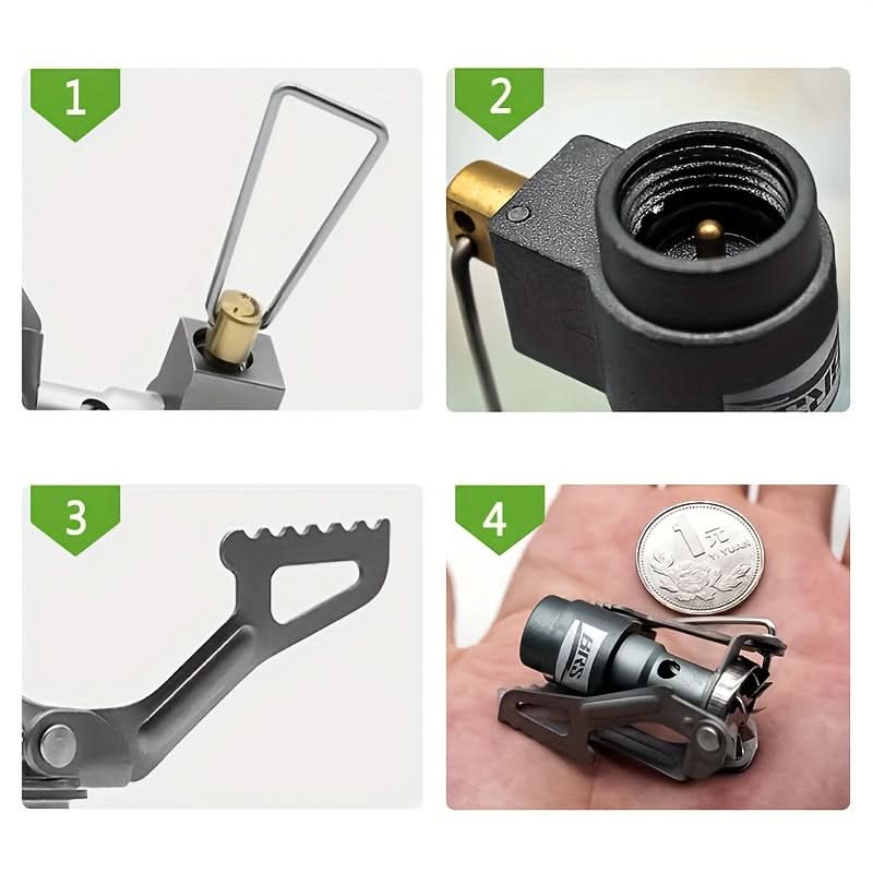 Backpacking Stove Foldable Titanium Lightweight