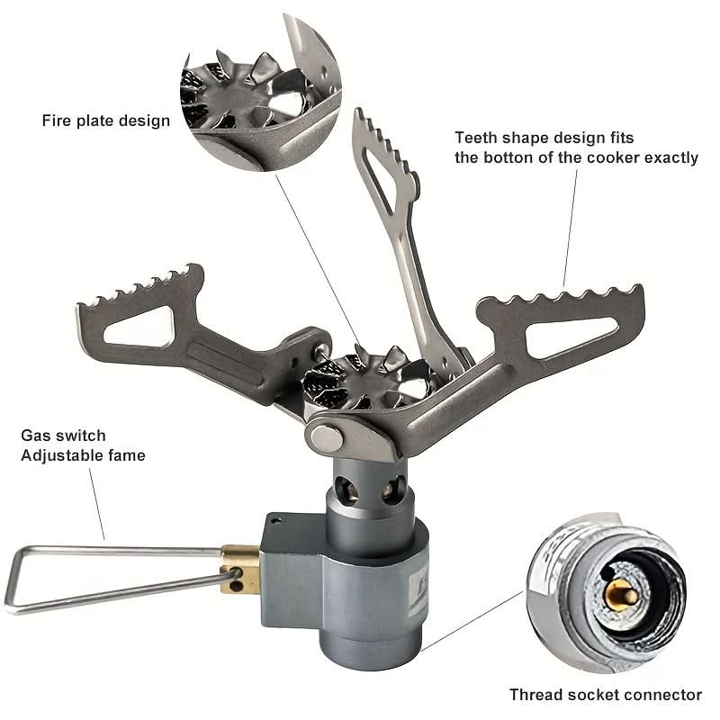 Backpacking Stove Foldable Titanium Lightweight