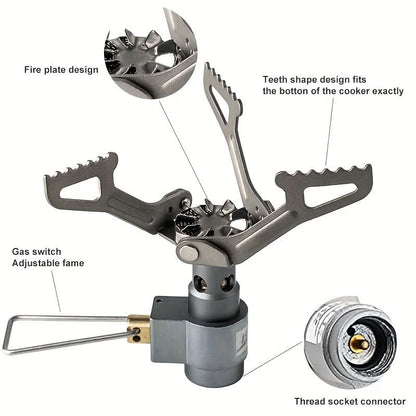 Backpacking Stove Foldable Titanium Lightweight