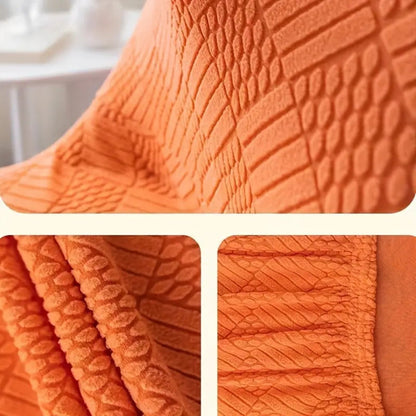 Backrest Chair Cover Stretch Knit Snug Fit Machine Washable