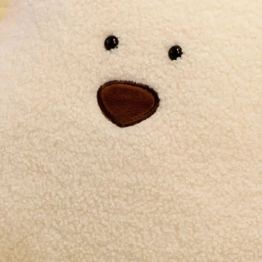 Backrest Cushion Teddy Shape Lumbar Support