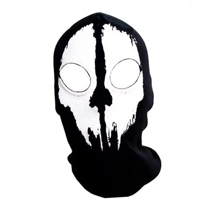 Balaclava Face Mask Skull Print Wind-Resistant Breathable Fit