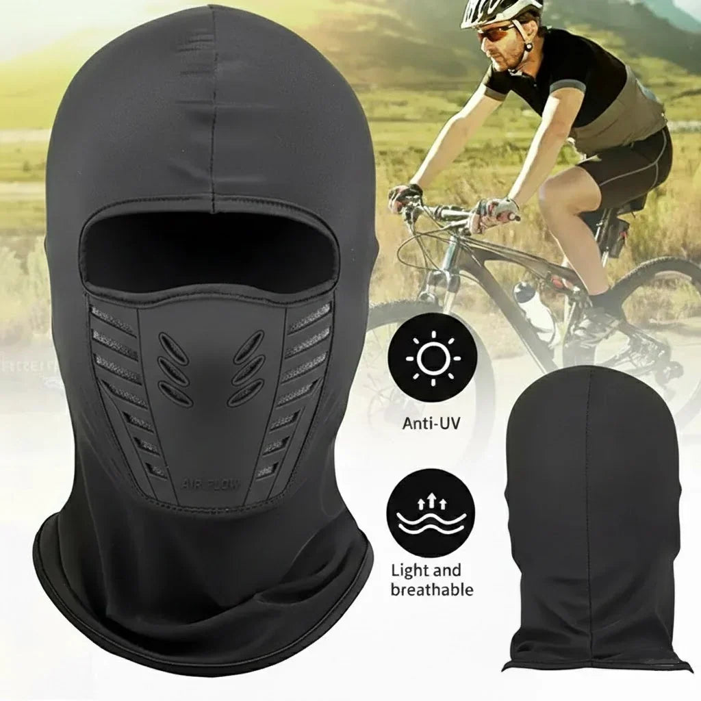 Balaclava Face Mask Thermal Fleece Windproof Breathable Front Panel