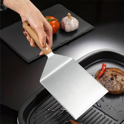 Barbecue Spatula Stainless Steel Ergonomic Handle