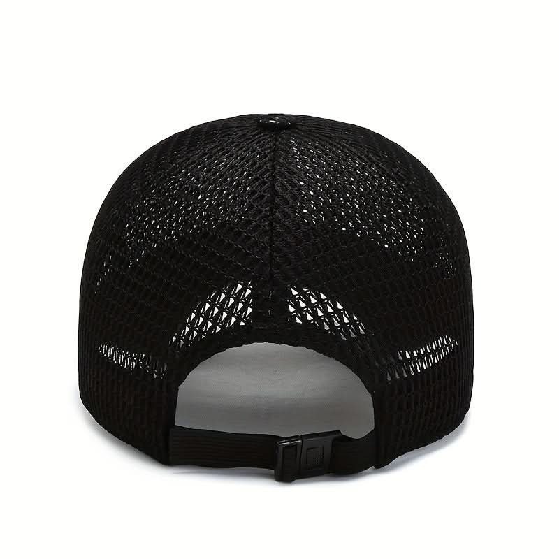 Baseball Cap Breathable Mesh Adjustable Curved Brim