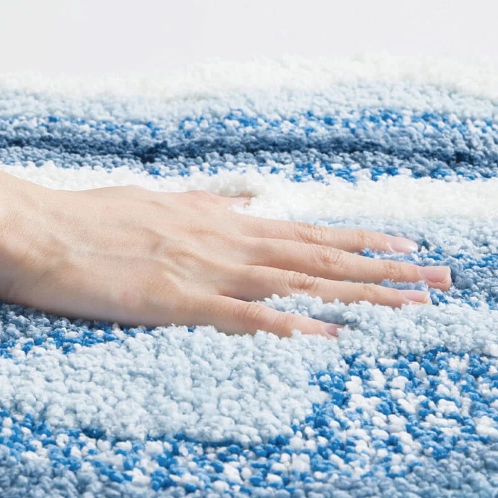 Bath Mat Absorbent Microfiber Non-Slip Backing