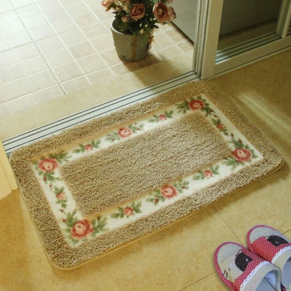 Bath Mat Absorbent Quick-Dry Microfiber Non-Slip