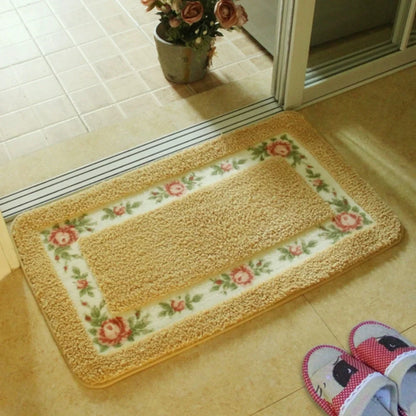 Bath Mat Absorbent Quick-Dry Microfiber Non-Slip