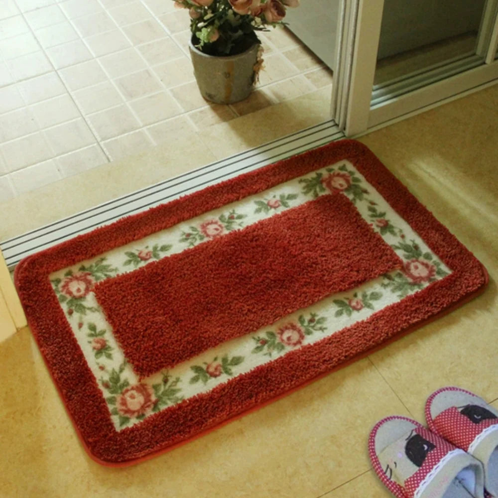 Bath Mat Absorbent Quick-Dry Microfiber Non-Slip