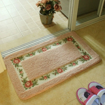 Bath Mat Absorbent Quick-Dry Microfiber Non-Slip