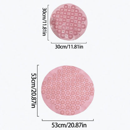 Bath Mat Antimicrobial PVC Non-Slip Suction Cups