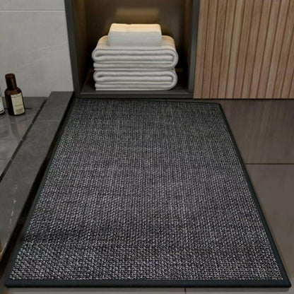 Bath Mat Braided Plush Non-Slip Fast Drying