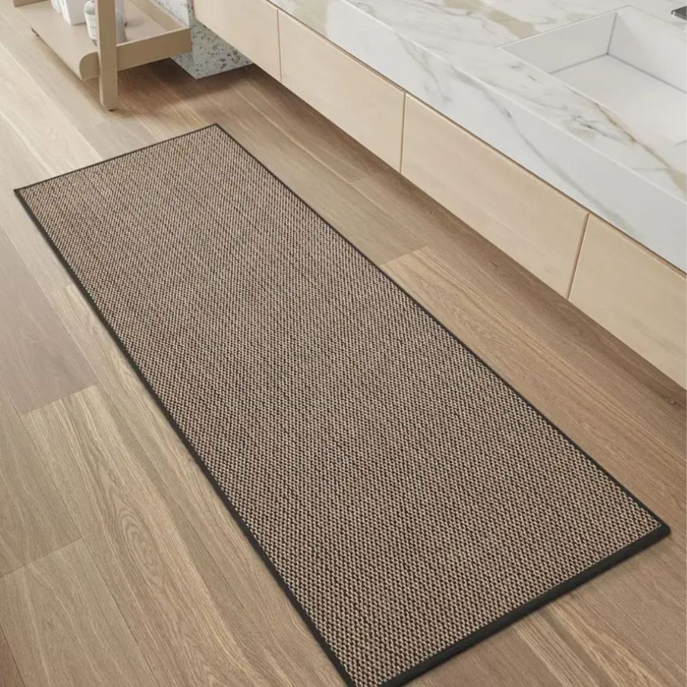 Bath Mat Braided Plush Non-Slip Fast Drying