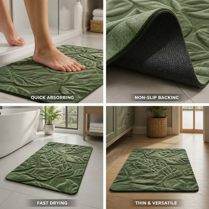 Bath Mat Diatomaceous Earth Quick Drying Non-Slip