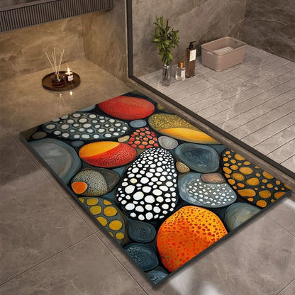 Bath Mat Diatomaceous Earth Quick-Drying Non-Slip Base