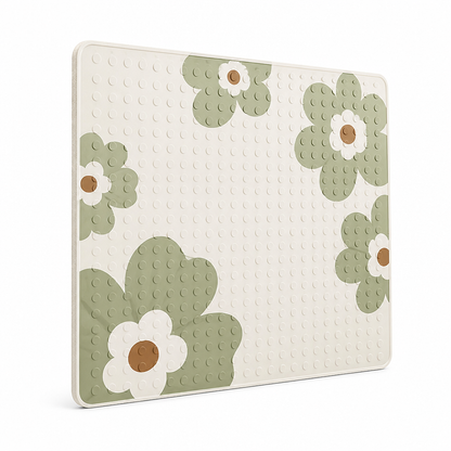 Bath Mat Floral Cartoon Soft Cushioning & Anti-Slip Backing