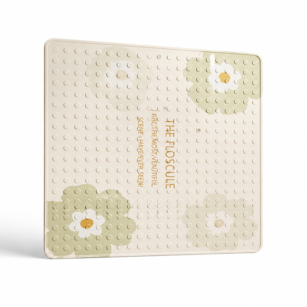 Bath Mat Floral Cartoon Soft Cushioning & Anti-Slip Backing