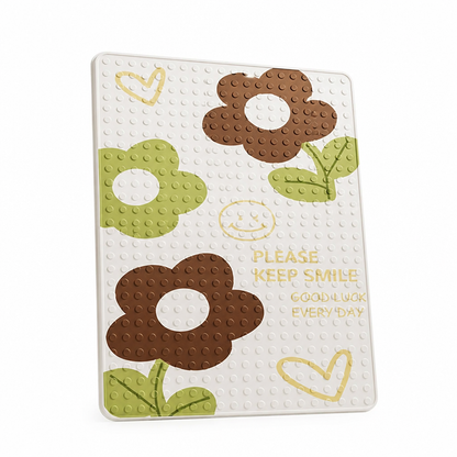 Bath Mat Floral Cartoon Soft Cushioning & Anti-Slip Backing