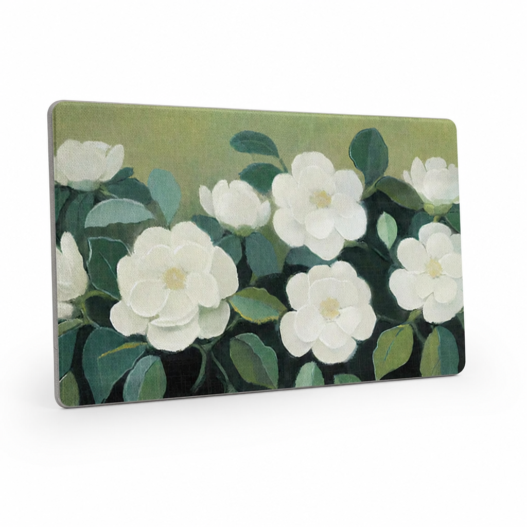Bath Mat Floral Non-Slip Machine Washable