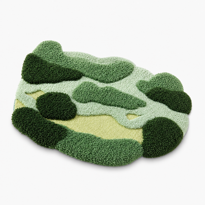 Bath Mat Floral Plush Microfiber Non-Slip