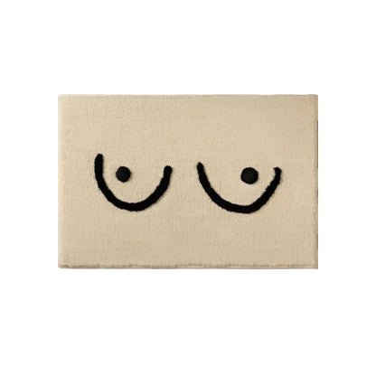 Bath Mat Fluffy Microfiber Non-Slip Backing & Machine Washable