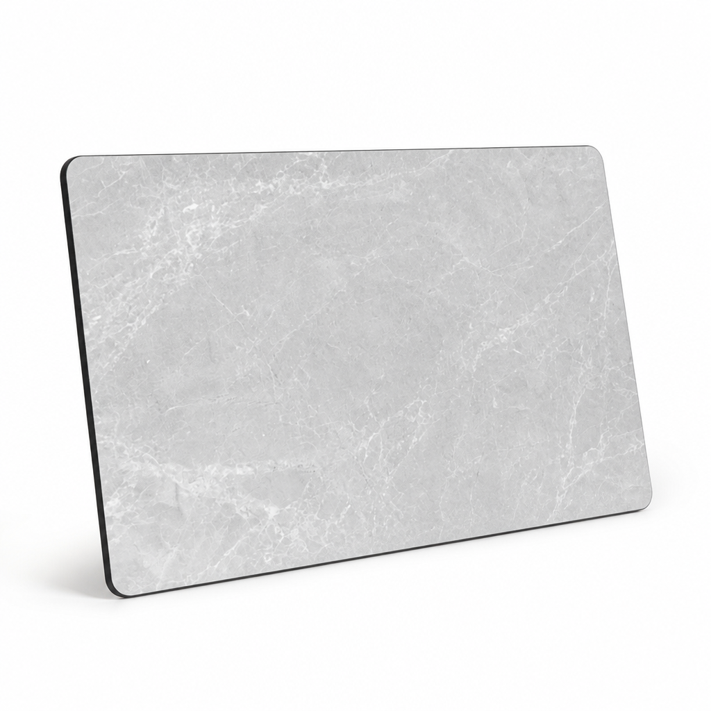 Bath Mat Marble Pattern Plush Non-Slip & Machine Washable