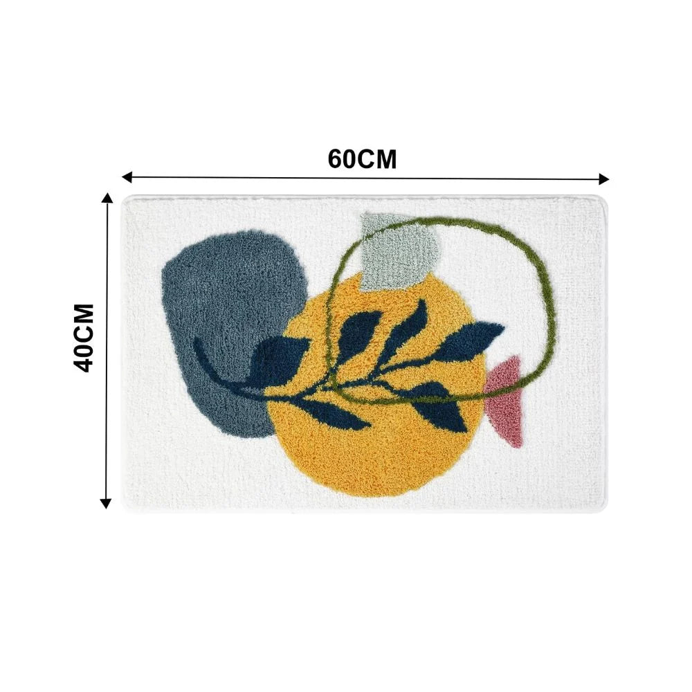 Bath Mat Microfiber Non-Slip Machine Washable