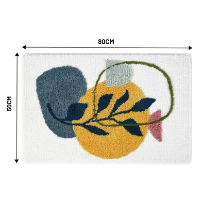Bath Mat Microfiber Non-Slip Machine Washable