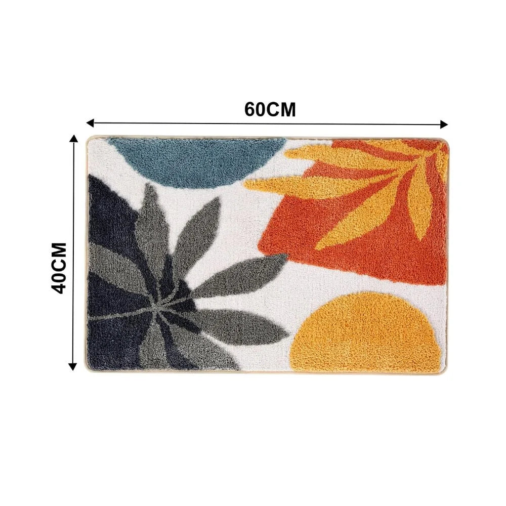 Bath Mat Microfiber Non-Slip Machine Washable