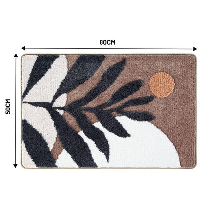Bath Mat Microfiber Non-Slip Machine Washable