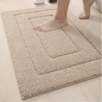 Bath Mat Microfiber Quick-Drying Non-Slip Machine-Washable