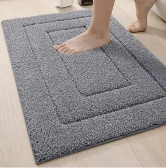 Bath Mat Microfiber Quick-Drying Non-Slip Machine-Washable