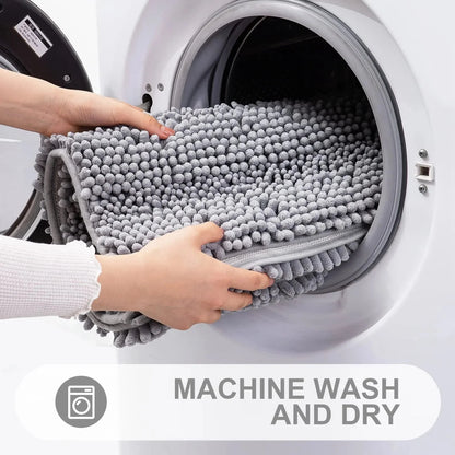 Bath Mat Plush Absorbent Non-Slip Backing
