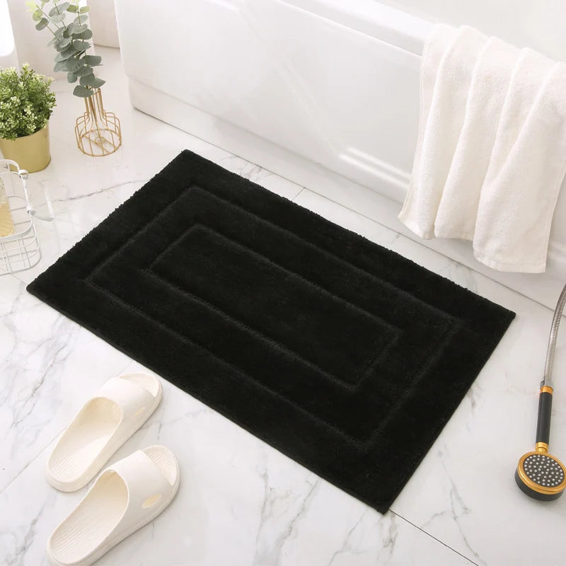 Bath Mat Plush Absorbent Non-Slip Machine-Washable