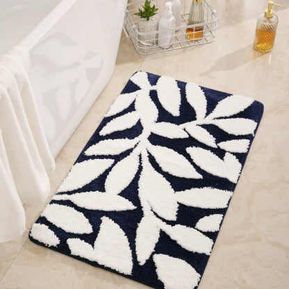 Bath Mat Plush Microfiber Non-Slip TPR Backing