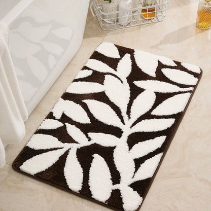 Bath Mat Plush Microfiber Non-Slip TPR Backing